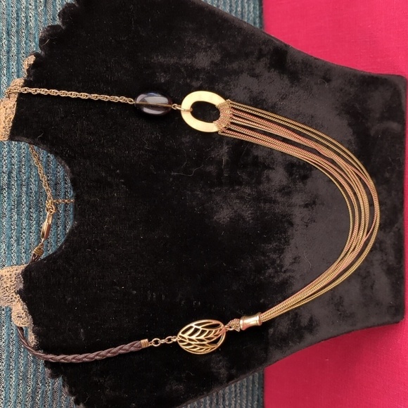 Vintage Brighton Necklace In Vintage Brighton Drawstring Bag - Picture 2 of 14